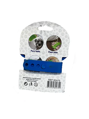 cepillo para mascotas con forma de patita 