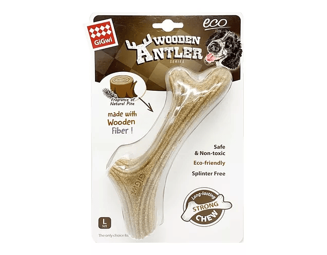 Wooden Antler Juguete Masticable Para Perros 