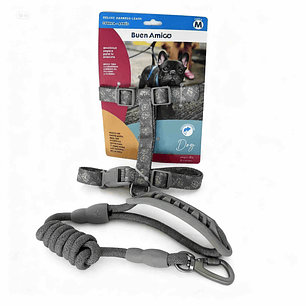 Set Correa + Arnés Talla M para Perros