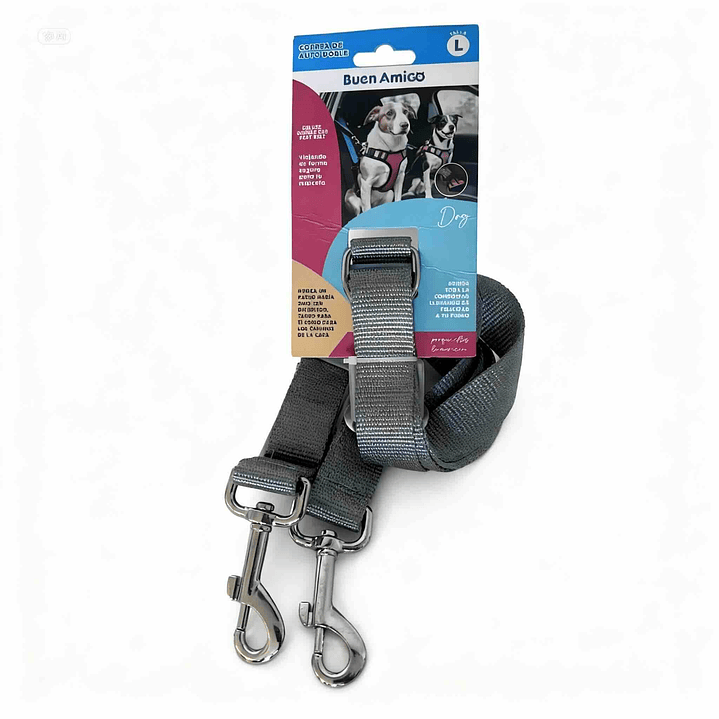 Correa doble para auto – Talla M-L – Colores surtidos 2