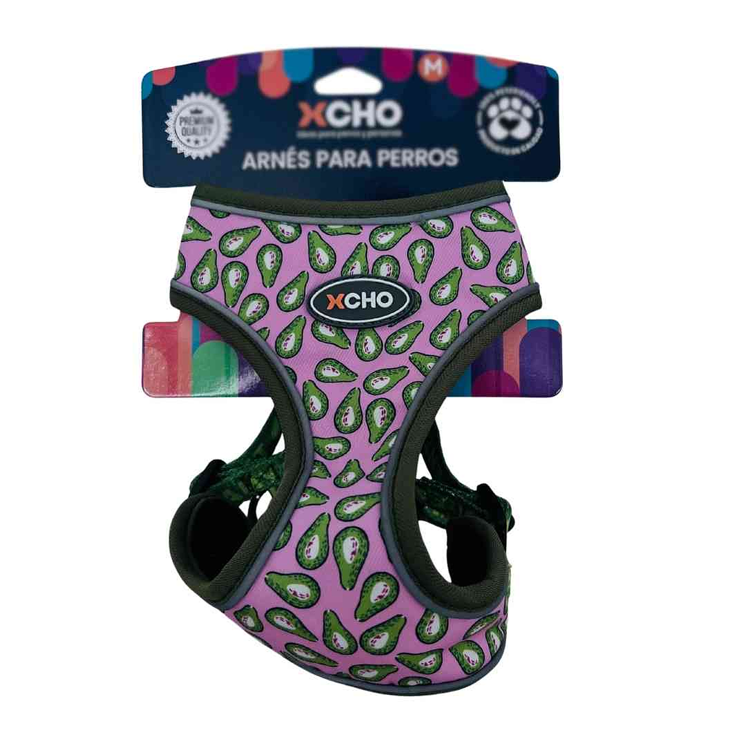 Arnés Chaleco para Perros Talla M Diseño Aguacate 1