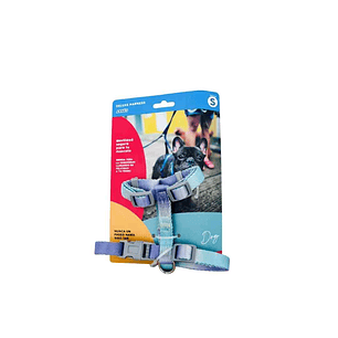 Arnés de Tela Un Click Talla S para Perros