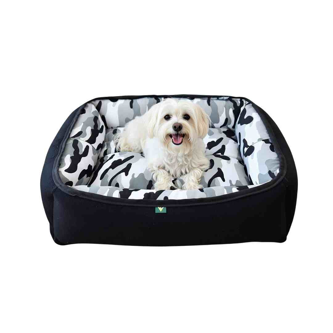 Cama Clásica Reversible para Perros y Gatos – Todas las Estaciones Talla M (50x45cm) 11