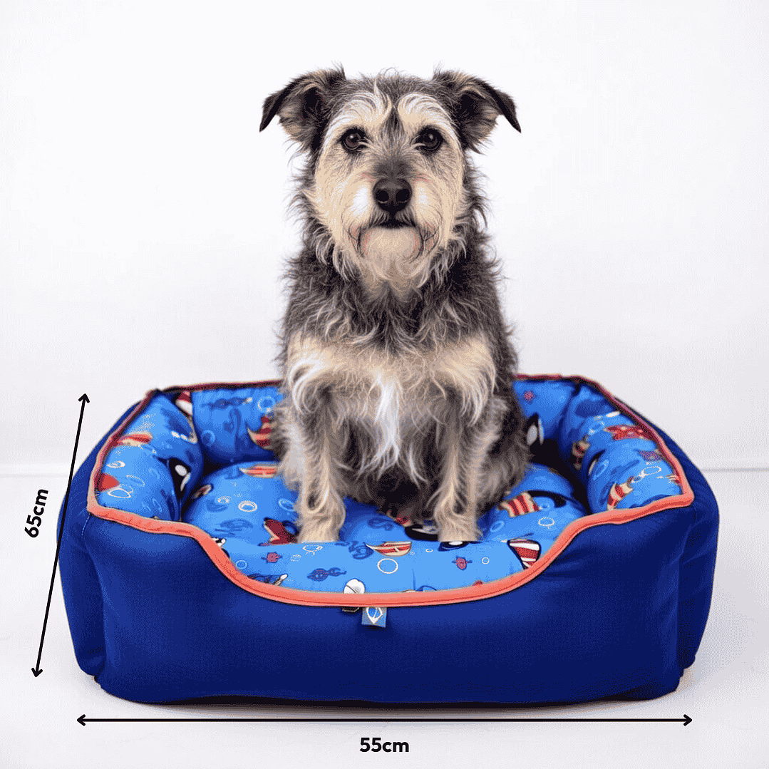 Cama Clásica Reversible para Perros y Gatos – Todas las Estaciones Talla L (65x55cm) 1