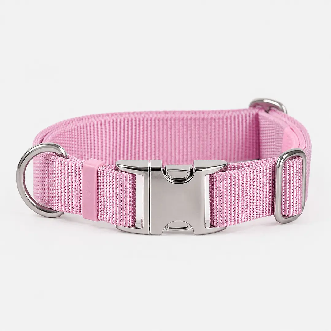 Collar Ajustable para Perros Talla S Rosado 2