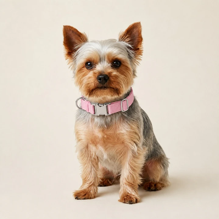 Collar Ajustable para Perros Talla S Rosado 1