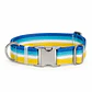 Collar Ajustable para Perros Talla L Amarillo y Azul - Miniatura 2