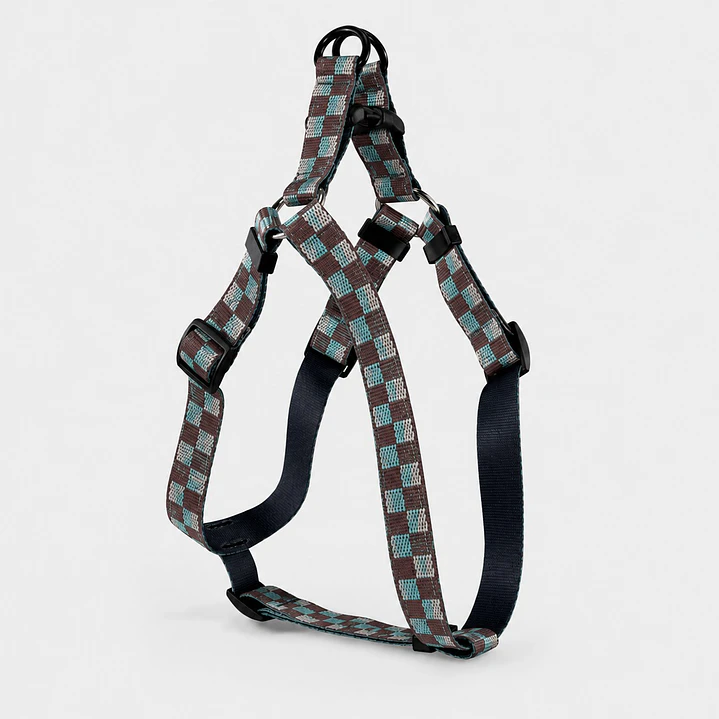 Arnés Deluxe Ajustable para Perros Talla L Cuadrillé 2