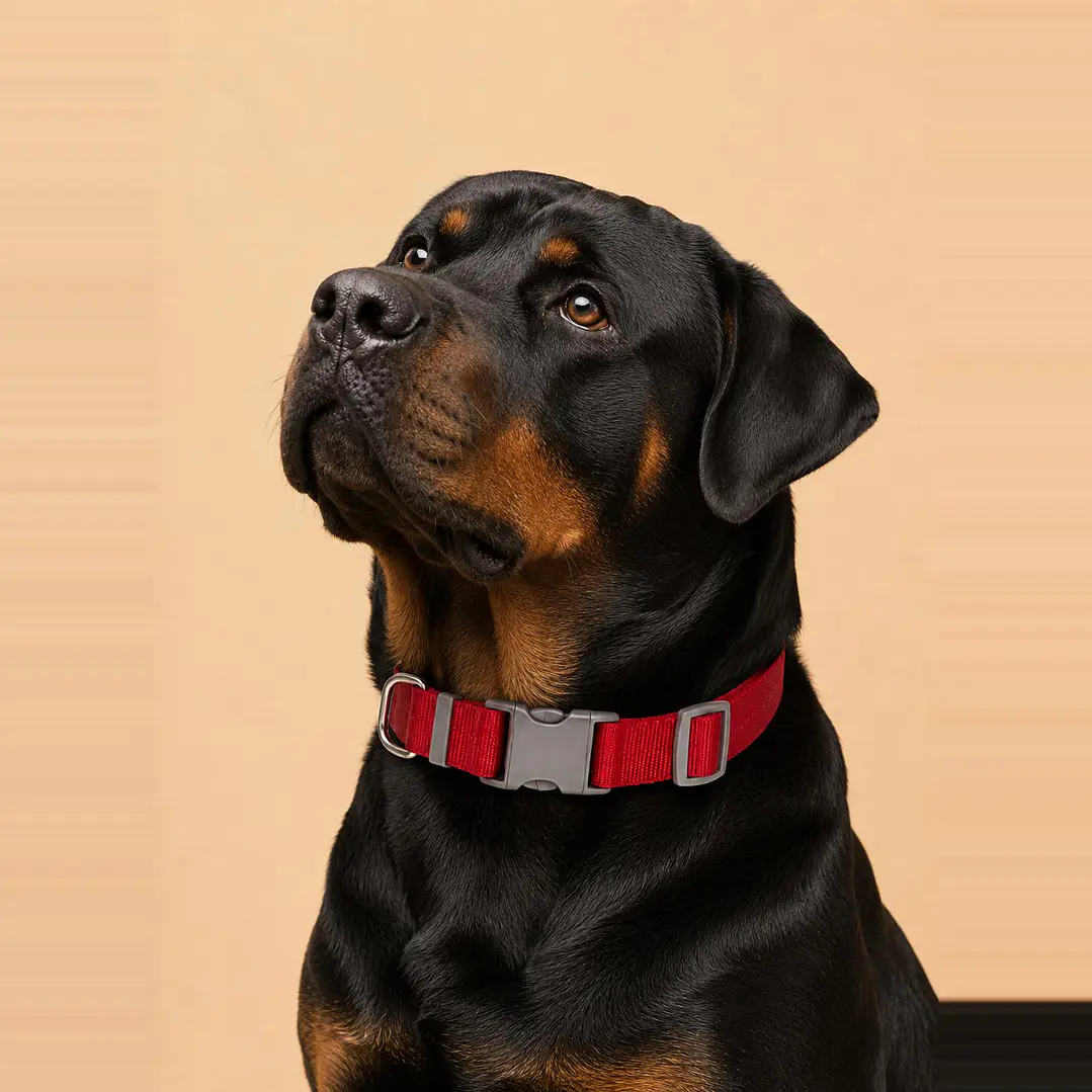 Collar Ajustable para Perros Talla XL Rojo 1