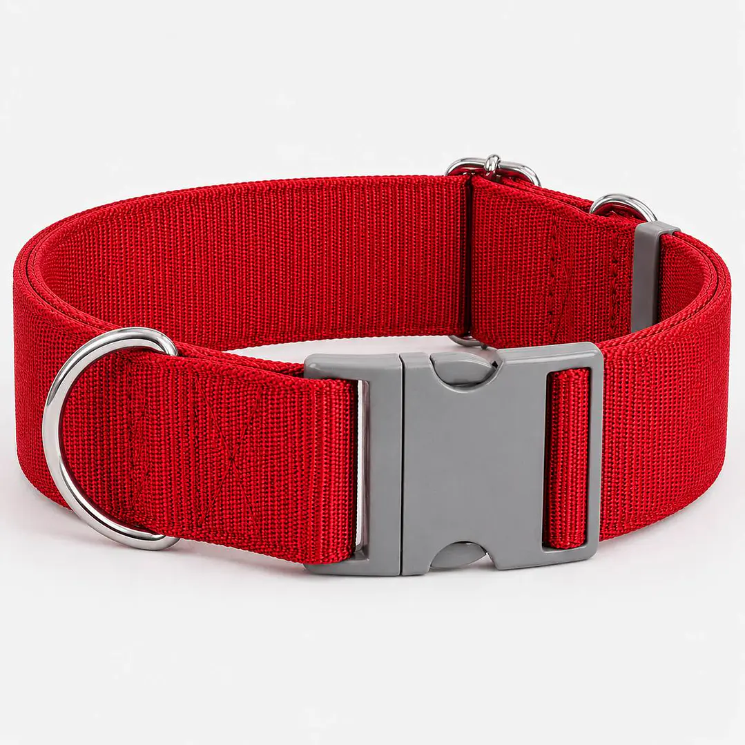 Collar Ajustable para Perros Talla XL Rojo 2