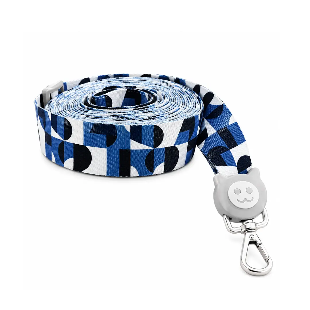 Correa para Perros 6mts Mosaico Azules 2