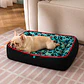 Cama Clásica Reversible Talla L – Diseño Patitas - Miniatura 2