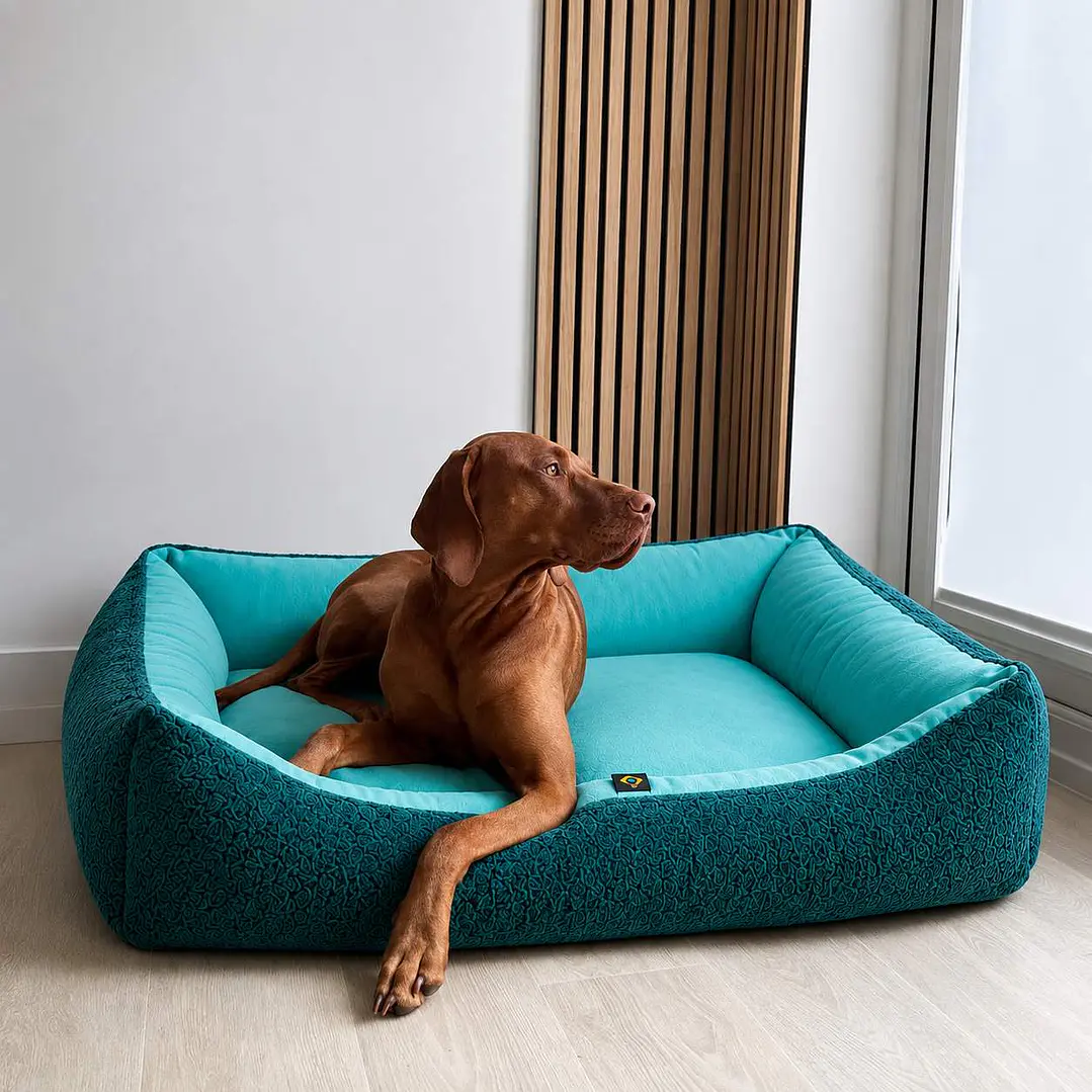 Cama Premium Reversible Talla XL – Verde Agua 3