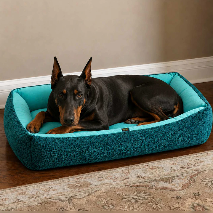 Cama Premium Reversible Talla XL – Verde Agua 4