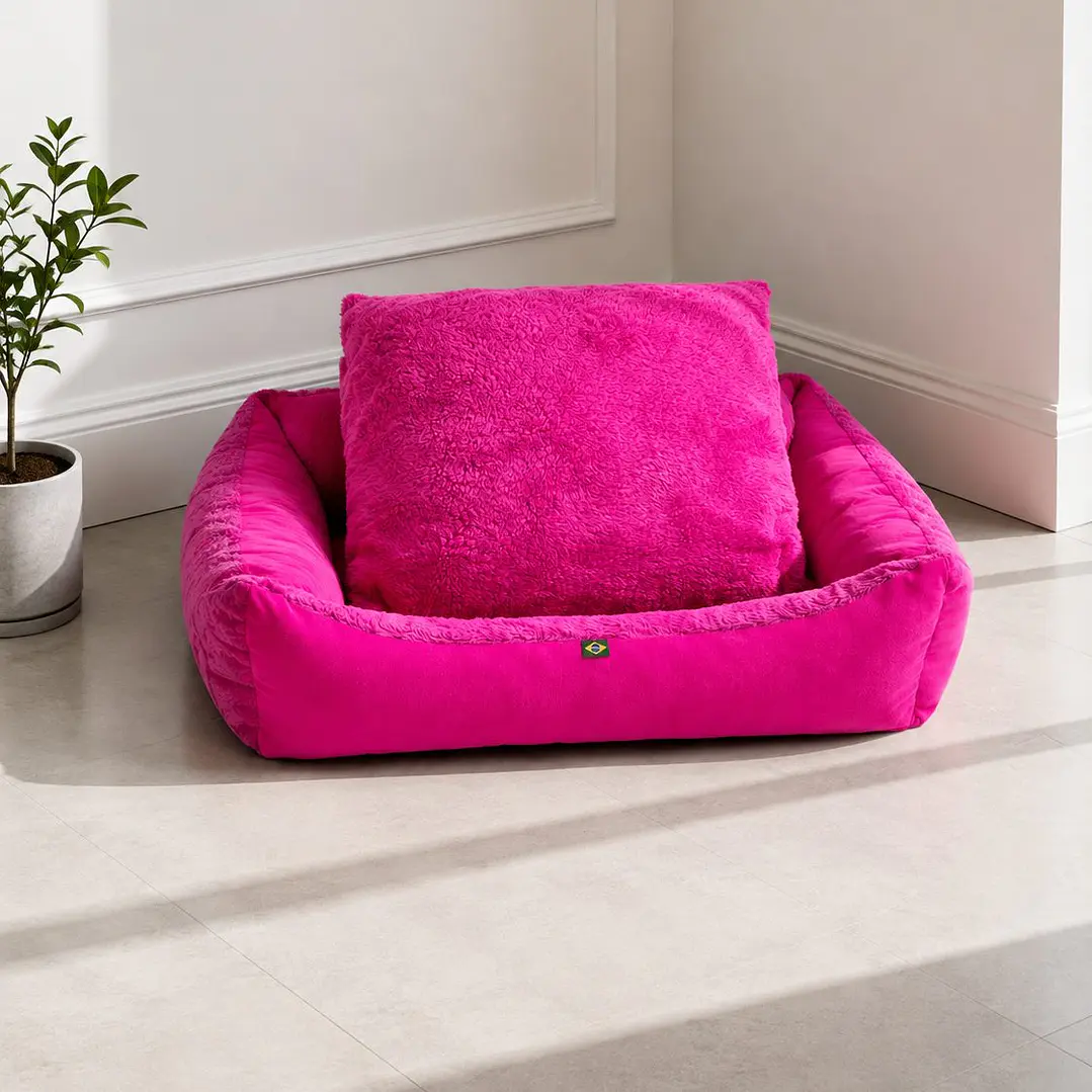 Cama Premium Reversible Talla L – Fucsia 2