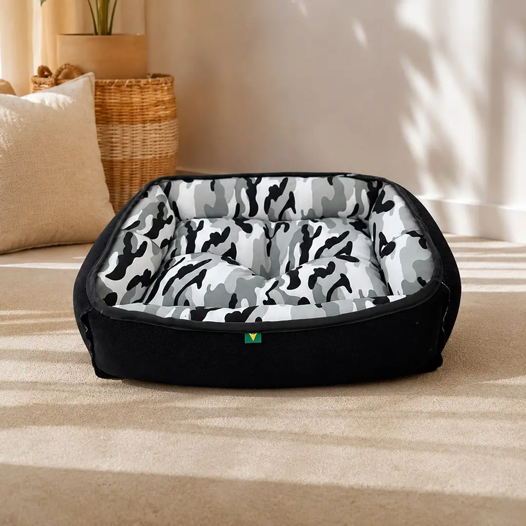 Cama Clásica Reversible Talla M – Diseño Camuflaje 1