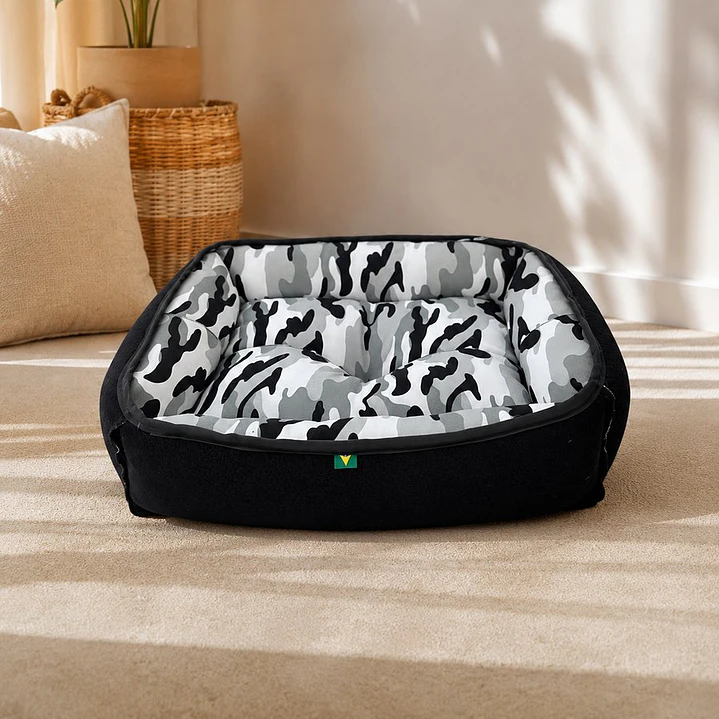 Cama Clásica Reversible Talla M – Diseño Camuflaje 1