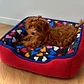 Cama Clásica Reversible Talla M – Diseño Corazones Rojos - Miniatura 2