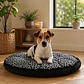 Cama Redonda Ajustable Tipo Nido 85 cm – Negra - Miniatura 1