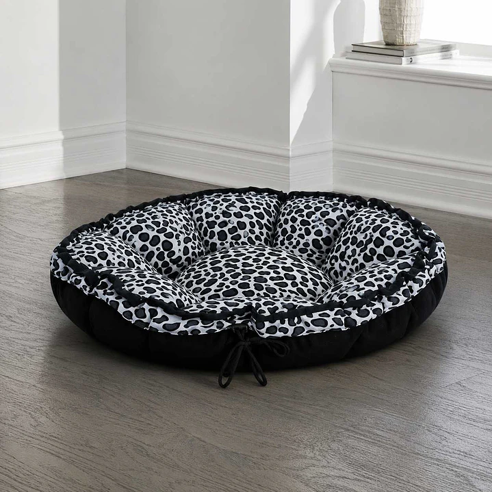 Cama Redonda Ajustable Tipo Nido 85 cm – Negra 2