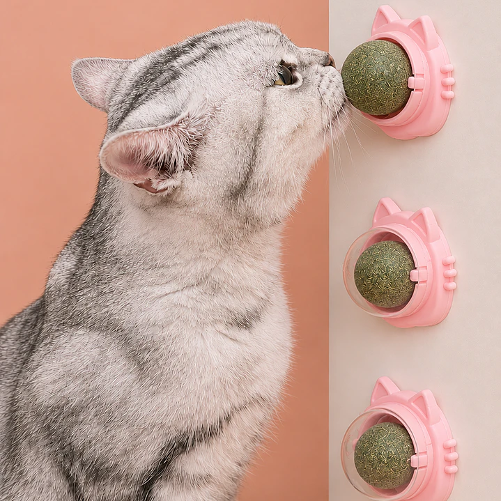 Pelota de Catnip Adhesiva para Gatos 1
