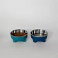 Plato Metálico Elevado con Base Plástica 15 cm para Mascotas - Miniatura 2
