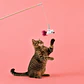 Varita Interactiva de Madera con Juguete de Peluche para Gatos - Miniatura 2