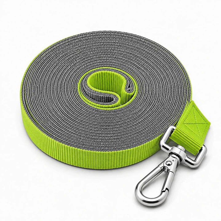Correa para Perros 6mts Verde-Gris 2