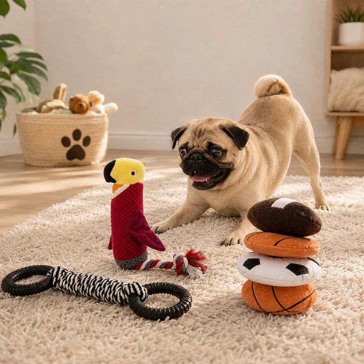 Juguete de Cuerda con Mangos para Perros 3