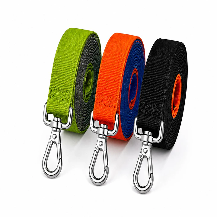 Correa para Perros 6mts Naranja-Azul 3