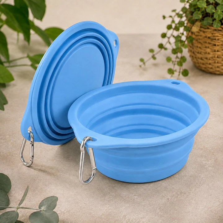 Comedero Plástico Plegable para Perros 1