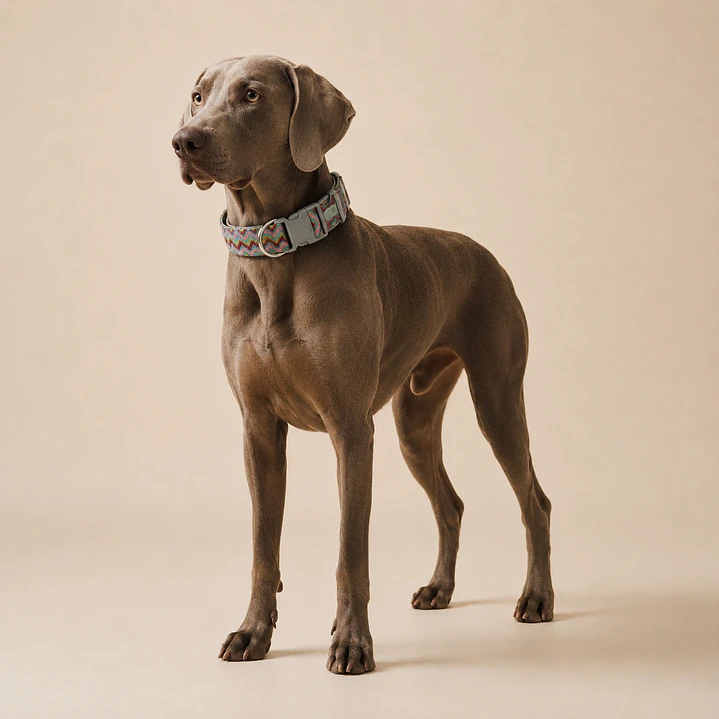 Collar Ajustable para Perros Talla 2XL – ZigZag Multicolor 3