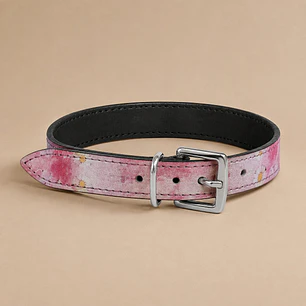 Collar Ajustable Talla XS – Estampado Rosado