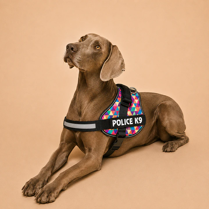 Arnés Chaleco Acolchado para Perros Talla 2XL – Triángulos Borde Curvo 2