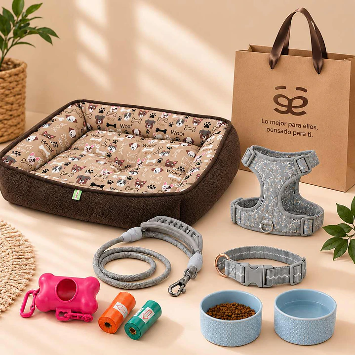 Kit Bienvenida Perro Talla M – 3 Combinaciones 1