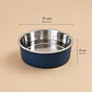 Plato Metálico para Mascotas 18 cm Talla L - Miniatura 2