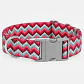 Collar Ajustable para Perros Talla XXL – ZigZag Rojo - Miniatura 2