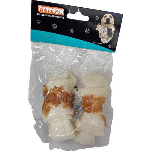 Hueso x2 Snack  Cartílago Masticable 9cm Para Perro