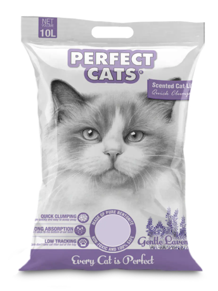 Perfectcats Arena Aroma Lavanda 7 Kg - Arena Premium Aglutinante y control de Olores 1