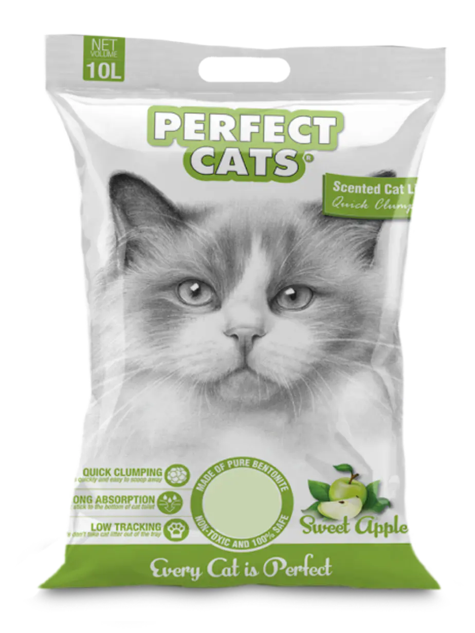 Perfectcats Arena Aroma Manzana 7 Kilo - Arena Premium Aglutinante y control de Olores 1