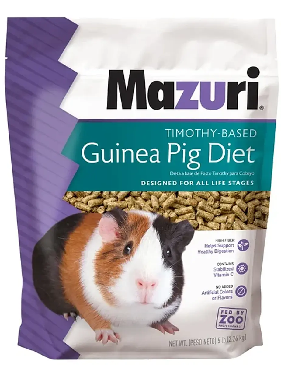 Mazuri Alimento para Cuy Adulto 1 kilo – Nutrición Completa y Balanceada para Cobayos 1