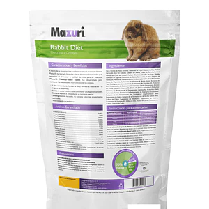 Mazuri Conejo 1 kilo – Alimento Balanceado Premium para Conejos