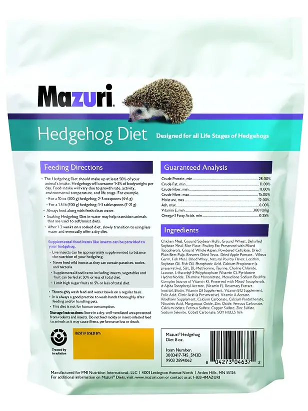 Mazuri Alimento para Erizo de Tierra 1,5 kg – Nutrición Completa y Balanceada para Erizos 2