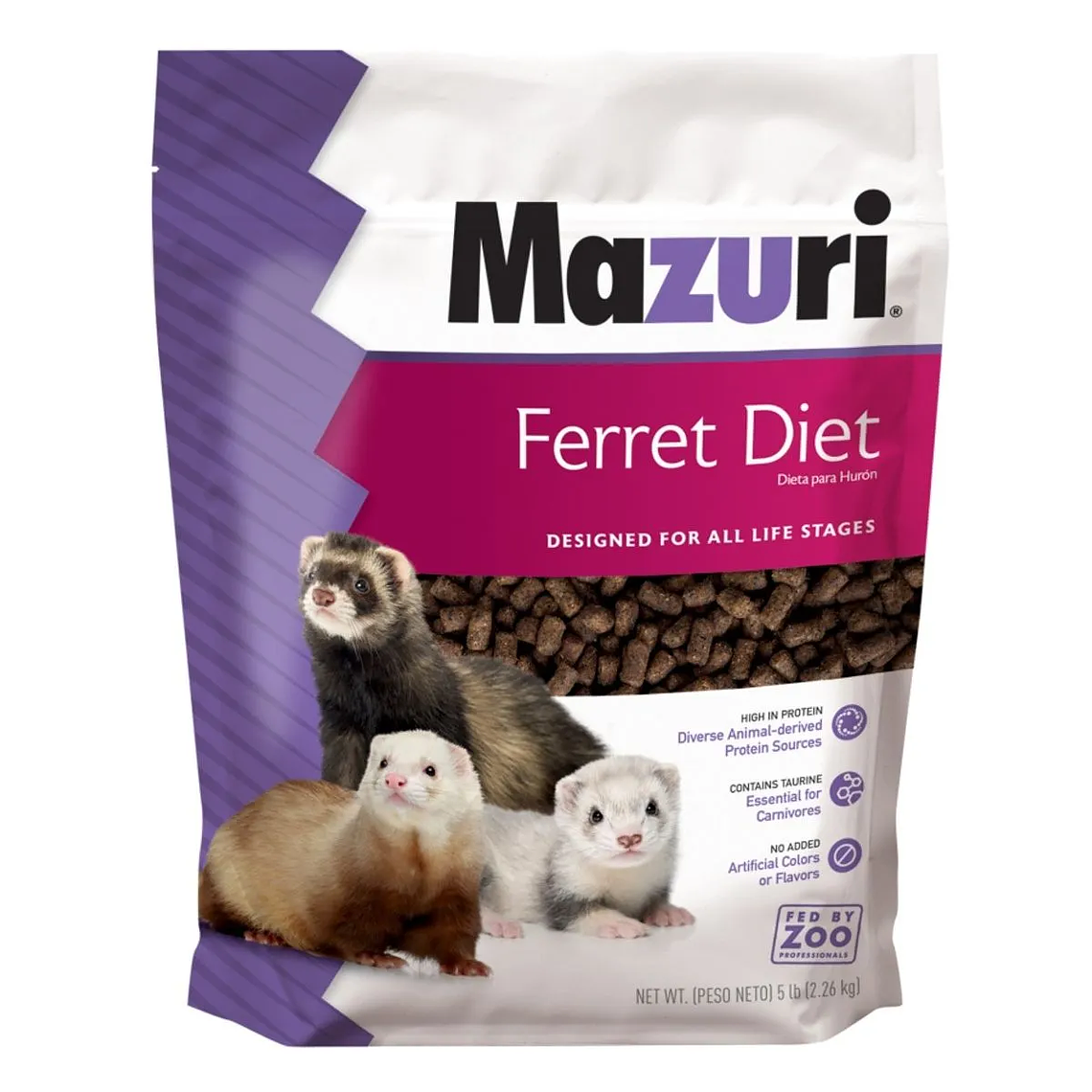 Mazuri Alimento para Ferret Huron 2,26 Kg 1