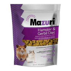 Mazuri Alimemto para Hamster y Jerbo 350 Gramos