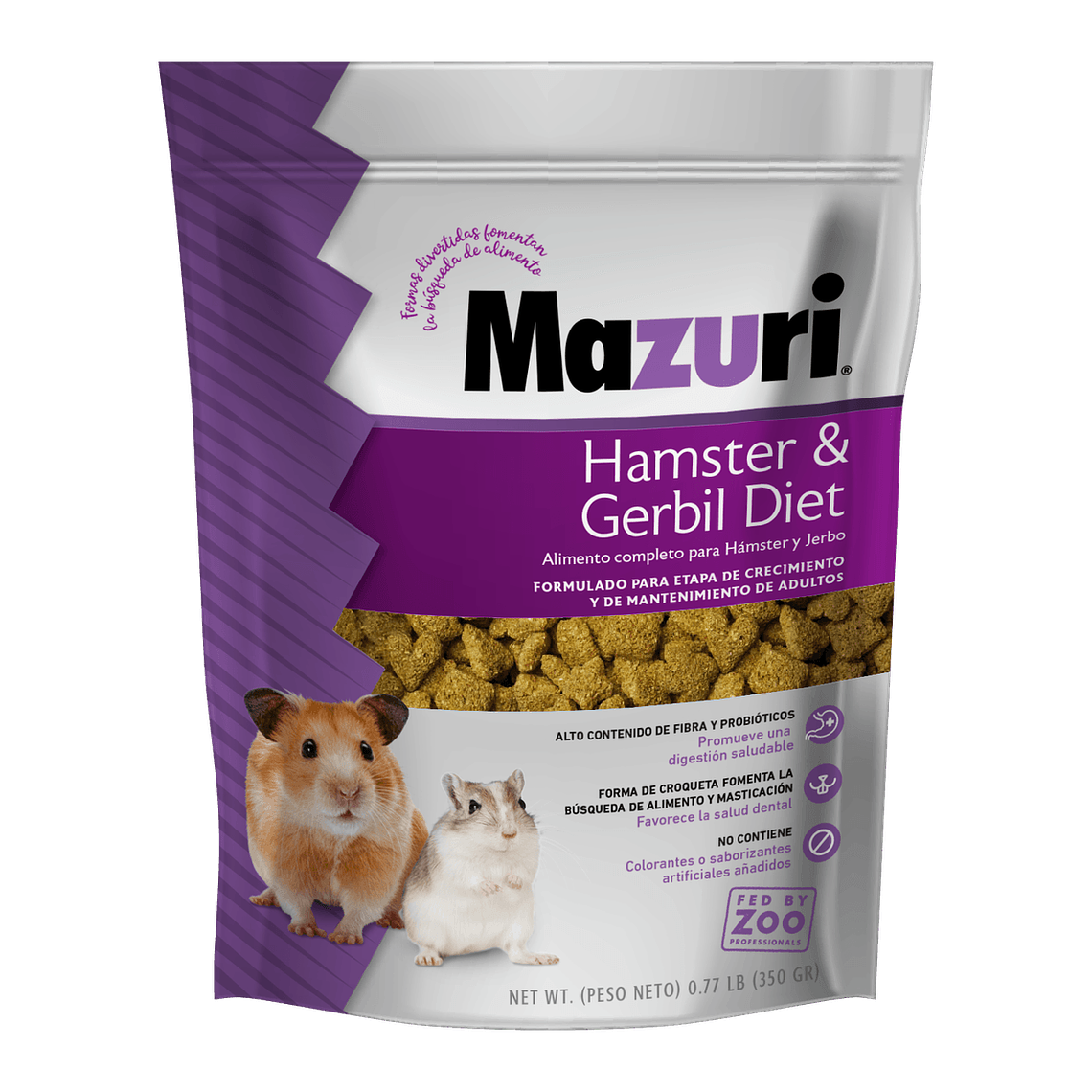 Mazuri Alimemto para Hamster y Jerbo 350 Gramos 1