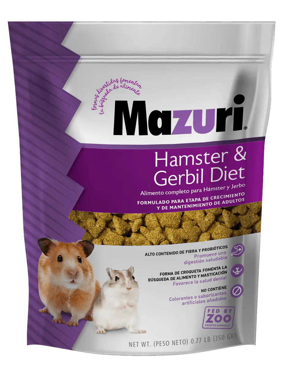 Mazuri Alimemto para Hamster y Jerbo 350 Gramos 1