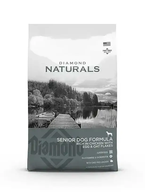 Diamond Naturals Senior Dog formula Rich in Chiecken With Egg  1