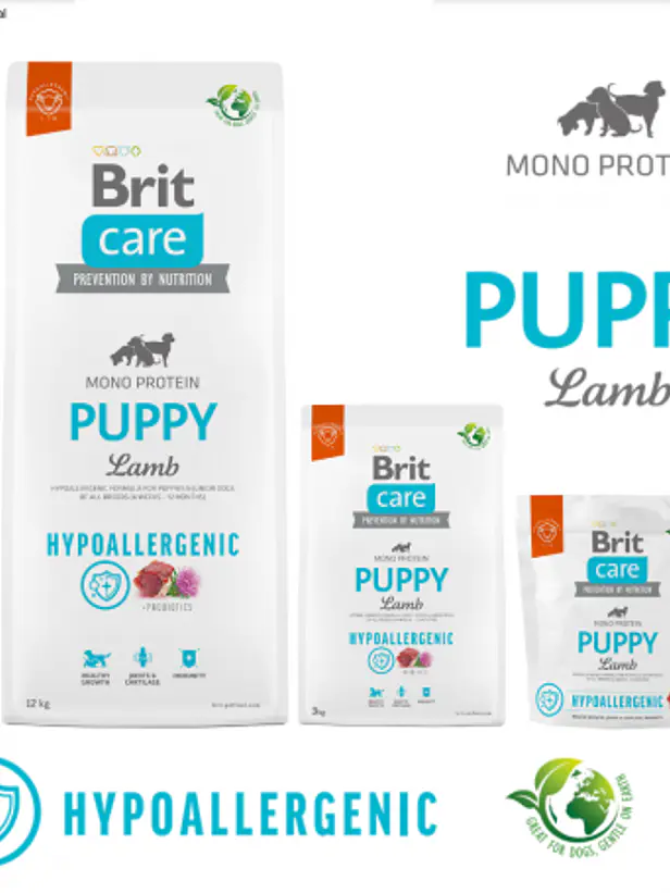 Brit Care Perro Puppy Cordero y Arroz - Alimento Super Premium  1