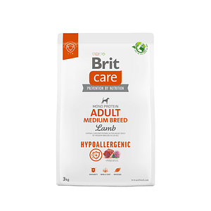 Brit Care Perro Adulto Medium Breed Lamb - Alimento Super Premium Hipoalergenico